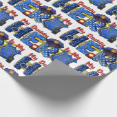 Papier Cadeau Policeman Daddy Hero (Coin)