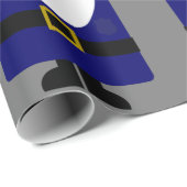 Papier Cadeau Policier Père Noël (Coin rond)