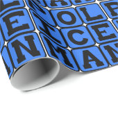 Papier Cadeau Policier, policier (Coin rond)