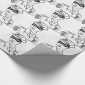 Papier Cadeau Policière superbe (Coin)