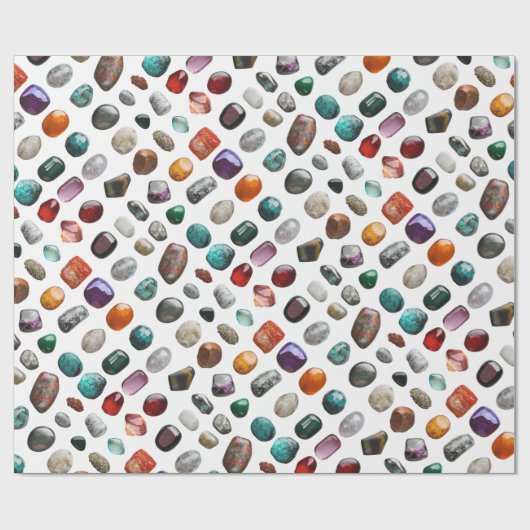 Papier Cadeau Polished Stones Pattern (Plat)