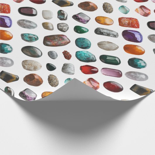 Papier Cadeau Polished Stones Pattern (Coin)