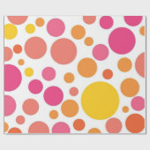Papier Cadeau Polka dot (Plat)