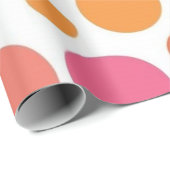 Papier Cadeau Polka dot (Coin rond)