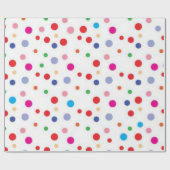Papier Cadeau Polka dot (Plat)