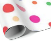 Papier Cadeau Polka dot (Coin rond)