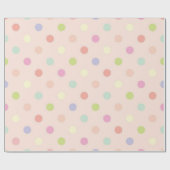Papier Cadeau Polka dot (Plat)