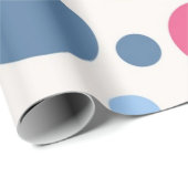 Papier Cadeau Polka dot (Coin rond)