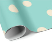 Papier Cadeau Polka dot (Coin rond)