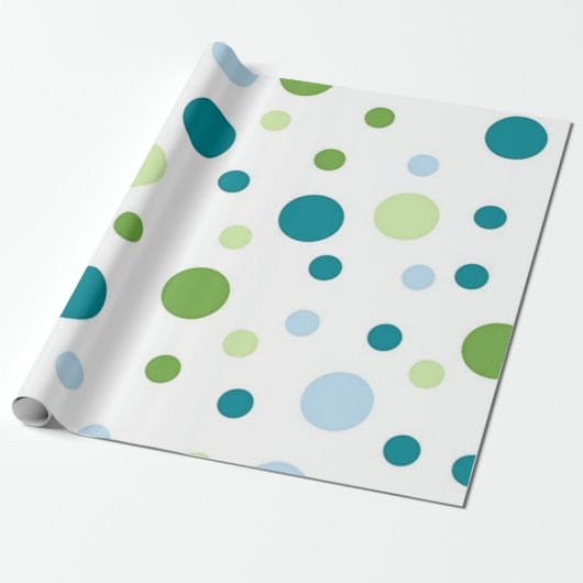 Papier Cadeau Polka dot (Déroulé)
