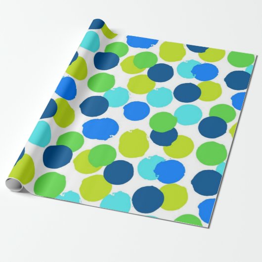 Papier Cadeau Polka dot (Déroulé)