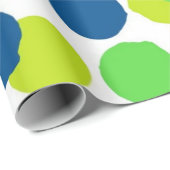Papier Cadeau Polka dot (Coin rond)