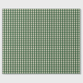 Papier Cadeau Polka point vert ivoire couleur Polka point (Plat)