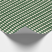 Papier Cadeau Polka point vert ivoire couleur Polka point (Coin)