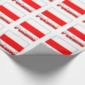 Papier Cadeau Pologne et drapeau polonais (Coin)