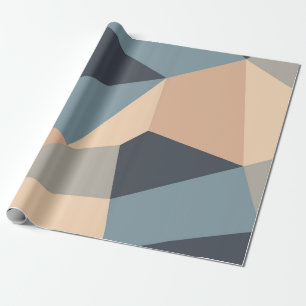 Papier Cadeau Polygonal variegated seamless pattern. multi-color