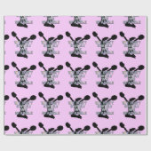 Papier Cadeau Pom-pom girl nous miroitons (Plat)