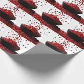 Papier Cadeau Pomegranate Illustration – Elegant Fruit Design (Coin)