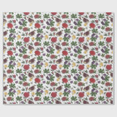 Papier Cadeau Pomegranates, Figs and Honey Bees (Plat)