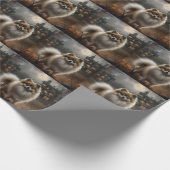 Papier Cadeau Pomeranian Halloween Épouvantable (Coin)
