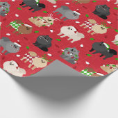 Papier Cadeau Poméranie de Noël (Coin)