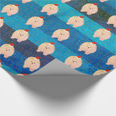 Papier Cadeau Poméranie Noël Joyeux Fêtes (Coin)