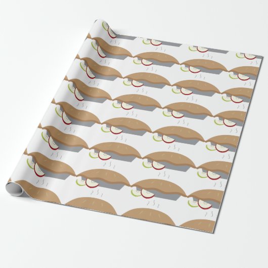Papier Cadeau Pomme (Déroulé)