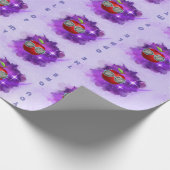 Papier Cadeau Pomme dans le papier d'enveloppement galaxy plaisa (Coin)