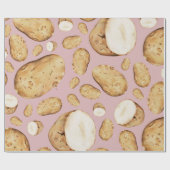 Papier Cadeau Pomme de terre (Plat)