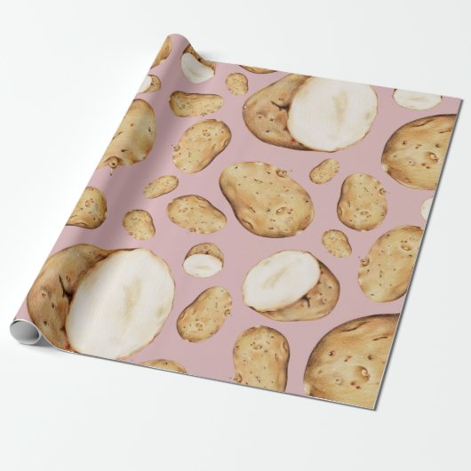 Papier Cadeau Pomme de terre (Déroulé)