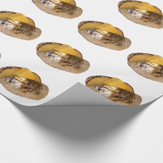 Papier Cadeau Pomme de terre cuite (Coin)