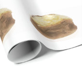 Papier Cadeau Pomme de terre cuite (Coin rond)