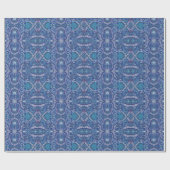 Papier Cadeau Pomme Strid Bohemian Boho Arabesque Motif Vert (Plat)
