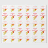 PAPIER CADEAU POMMES CHIPS (Plat)