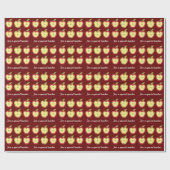 Papier Cadeau Pommes pour l'enveloppe de cadeau d'appréciation (Plat)