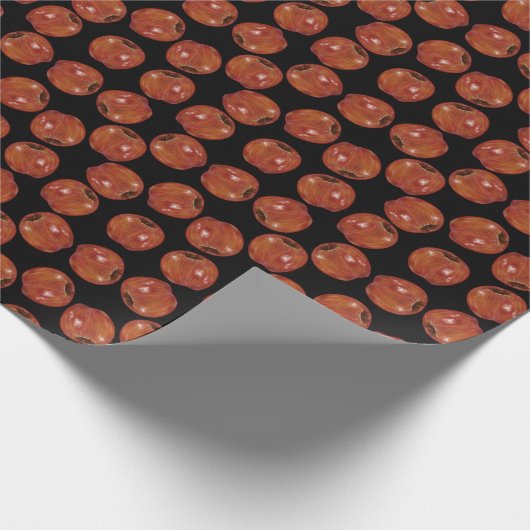 Papier Cadeau Pommes texturées à la chaloupe - Papier à envelopp (Coin)