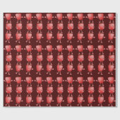 Papier Cadeau Pommes verticales (Plat)