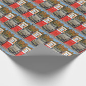 Papier Cadeau Pompe à essence Rusty Retro (Coin)