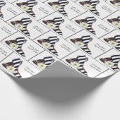 Papier Cadeau Pompes À Rayures Avec Souris (Coin)