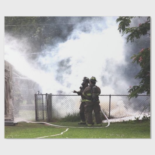 Papier Cadeau Pompier (Plat)