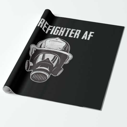 Papier Cadeau Pompier AF | Masque gaz | Funny Firefighter (Déroulé)