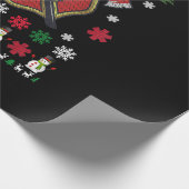 Papier Cadeau Pompier Drôle Noël Joli Amour Dons (Coin)