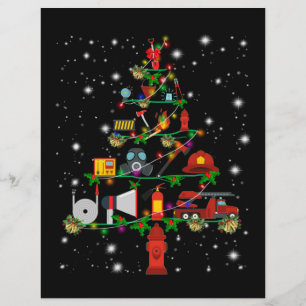 Papier Cadeau pompier Joyeux pompier de Noël Fun