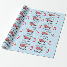 Pompier rouge Alarme Camion Fournitures d'annivers
