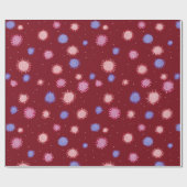 Papier Cadeau Pompoms (Plat)