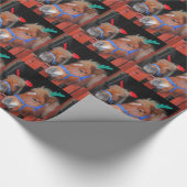 Papier Cadeau Poneys de Noël (Coin)