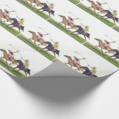 Papier Cadeau Poneys de polo (Coin)