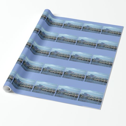 Papier Cadeau Pont Charles, Château de Prague (Déroulé)