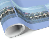 Papier Cadeau Pont Charles, Château de Prague (Coin rond)
