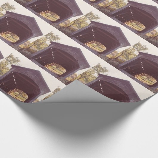 Papier Cadeau Pont couvert (Coin)